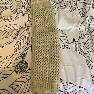 Cream boot toppers like new